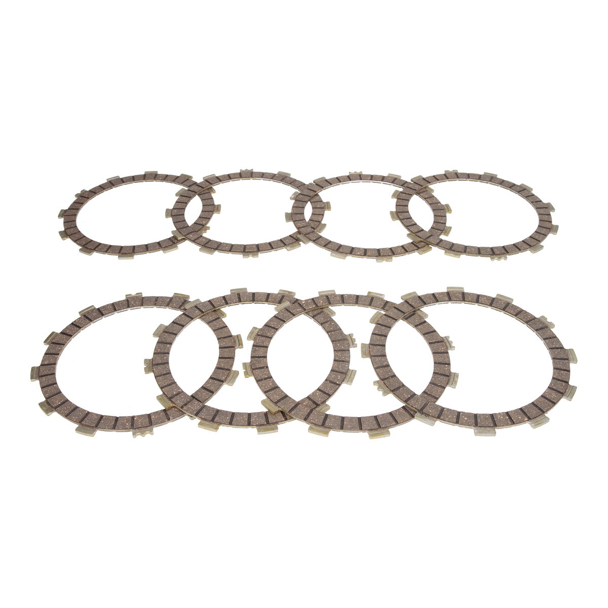 Комплект фрикційних пластин зчеплення YAMAHA BT, WR, XV, XVS, YZ 250-1100 1981-2019