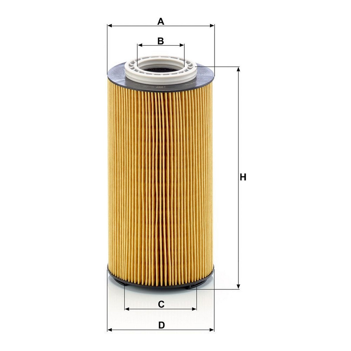 Масляний фільтр (фільтр вставка) MAN TGS I, TGX I, TGX II D2066LF22-D3876LF16 06.06- фото 4
