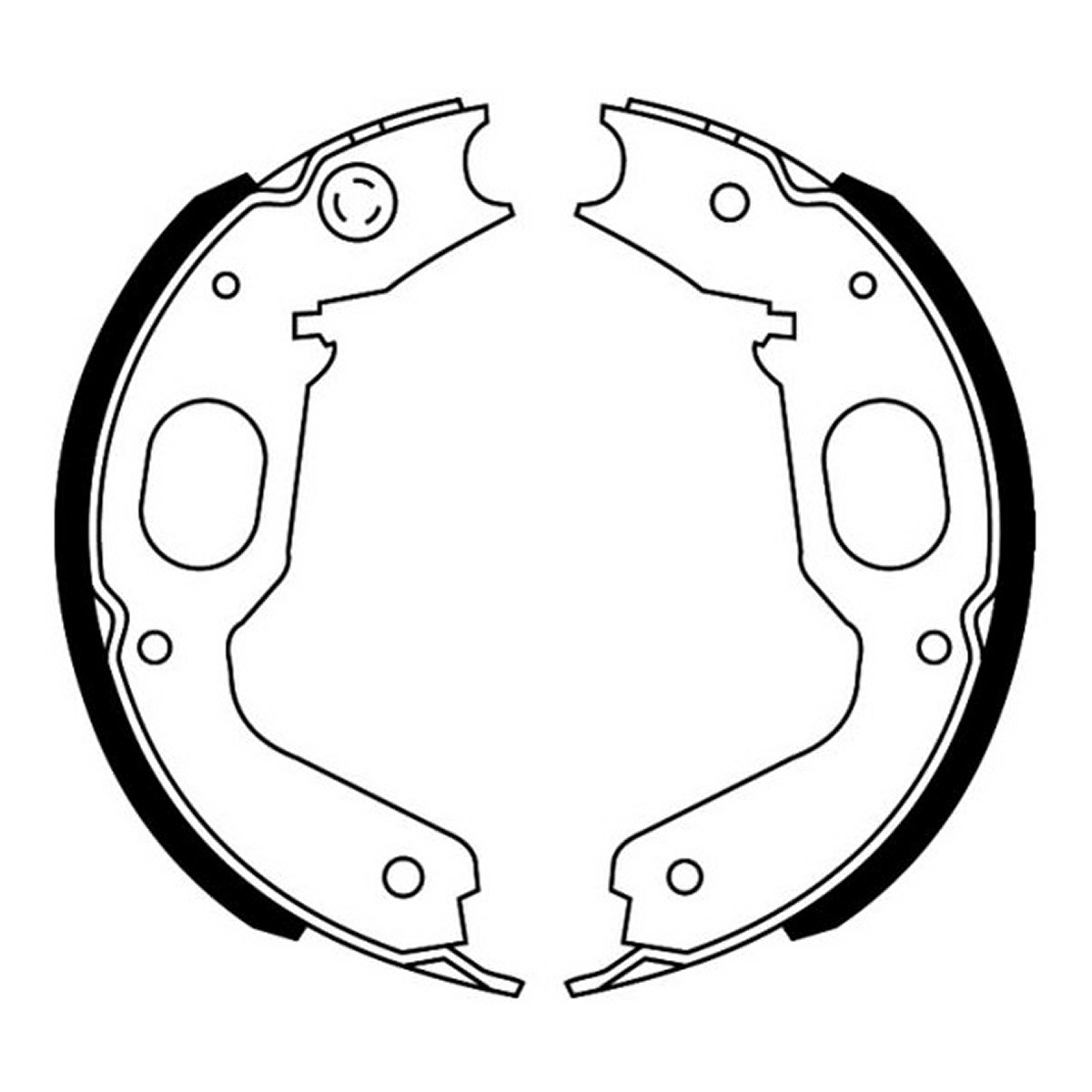 Гальмівна колодка MITSUBISHI DELICA / SPACE GEAR, L400, PAJERO CLASSIC, PAJERO I, PAJERO II, PAJERO III, PAJERO SPORT I, PAJERO SPORT II 1.8-3.5 11.89- фото 3
