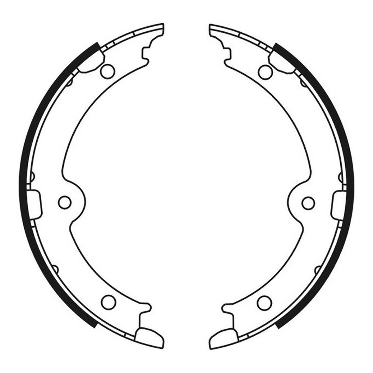 Гальмівна колодка LEXUS GS, IS C, IS II, IS III, LS, RC, TOYOTA CELSIOR, CROWN, MARK X I, MARK X II 2.2D-5.0 08.00- фото 3