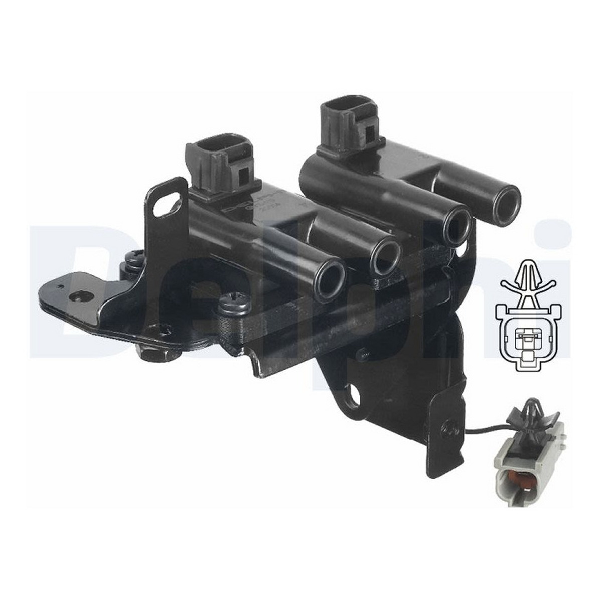 Котушка запалювання HYUNDAI ACCENT, ACCENT II, ACCENT III, COUPE I, COUPE II, ELANTRA III, GETZ, MATRIX, KIA CERATO I, RIO II 1.4/1.5/1.6 10.94-12.11