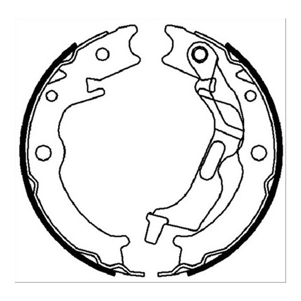 Гальмівна колодка CHEVROLET EPICA, EVANDA, LACETTI, NUBIRA, DAEWOO ARANOS, CIELO, EVANDA, LACETTI, LEMANS, NUBIRA, TOSCA 1.4-2.5 09.90- фото 3