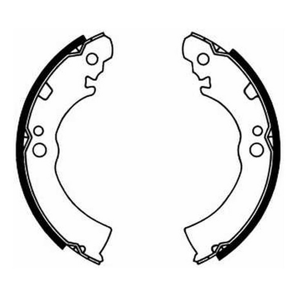 Гальмівна колодка ALFA ROMEO ARNA, NISSAN CHERRY III, SUNNY I, SUNNY II 1.3-1.7D 03.82-10.91 фото 3