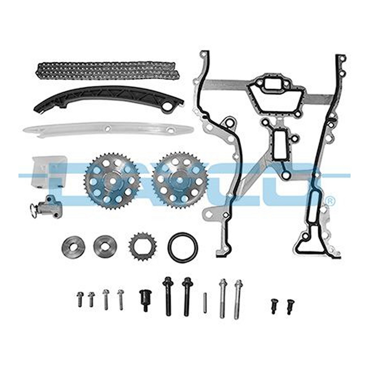 Комплект ГРМ (ланцюг + шестерня) OPEL AGILA A, ASTRA G, ASTRA G CLASSIC, ASTRA H, ASTRA H CLASSIC, ASTRA H GTC, COMBO, COMBO TOUR, CORSA B, CORSA C, CORSA D, MERIVA A, TIGRA 1.0-1.4LPG 03.93- фото 3
