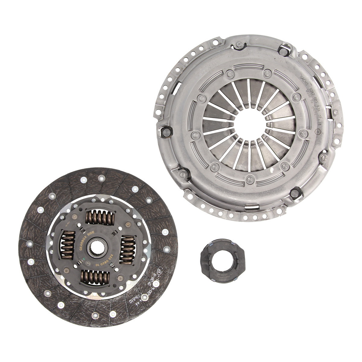 Комплект зчеплення (228мм) AUDI A1, SEAT IBIZA IV, IBIZA IV SC, IBIZA IV ST, TOLEDO IV, SKODA FABIA II, RAPID, ROOMSTER, ROOMSTER PRAKTIK, VW POLO V 1.6D 05.09-12.19 фото 4