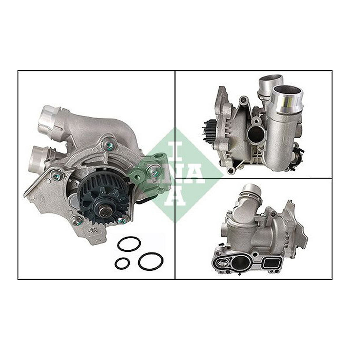 Помпа води Audi A3-A8/Skoda Octavia 1.8TSI/2.0RS/VW Golf V/VI 2.0TSI 06- (з термостатом) Schaeffler INA фото 11
