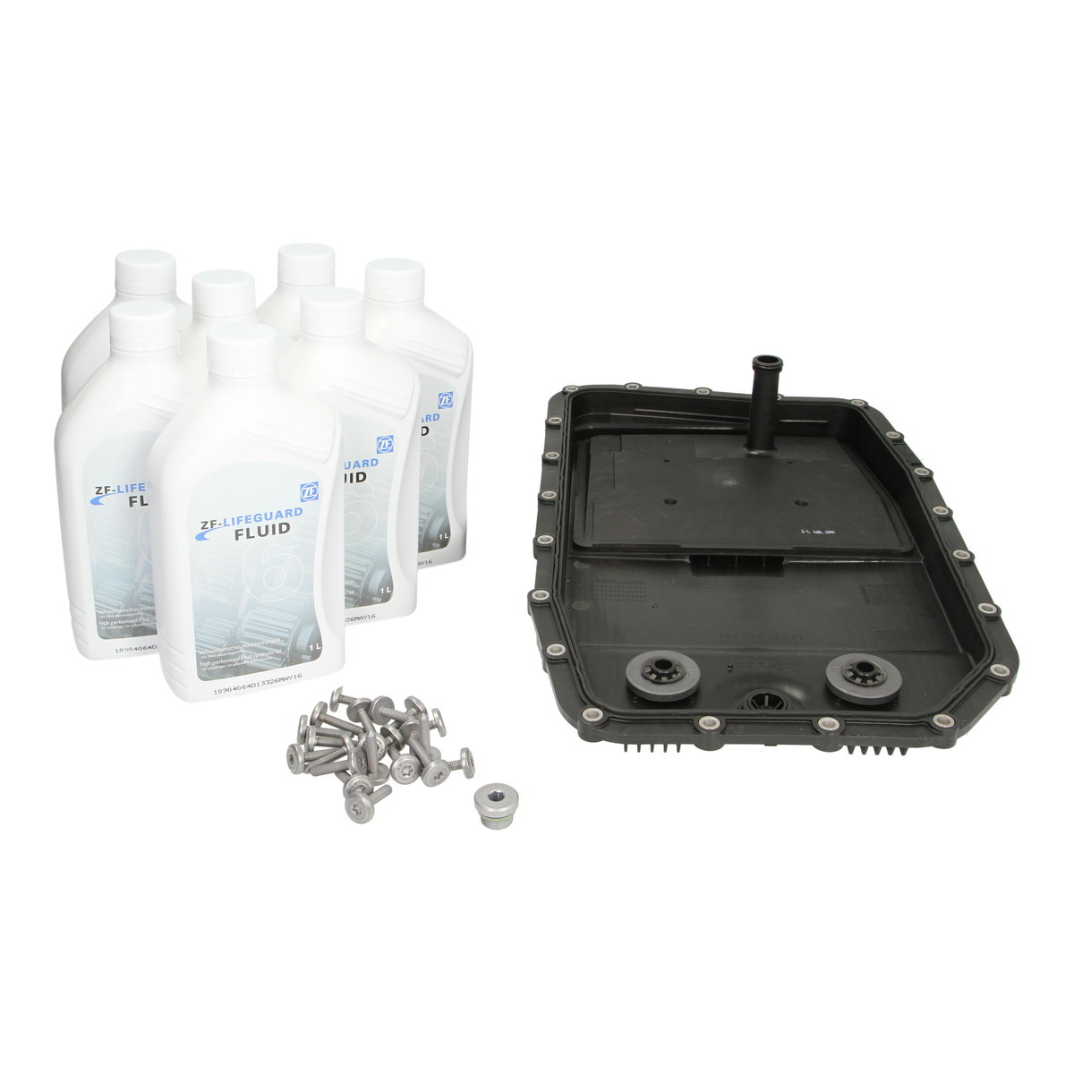 Олива трансм ZF LIFEGUARDFLUID 6 7Х1Л+серв-т СЕРВ К-Т АКПП: МАСЛОВИЙ КАРТЕР, ВІНТ, ZF LIFEGUARDFLUID 6 7X1Л / (1068.298.062) ZF