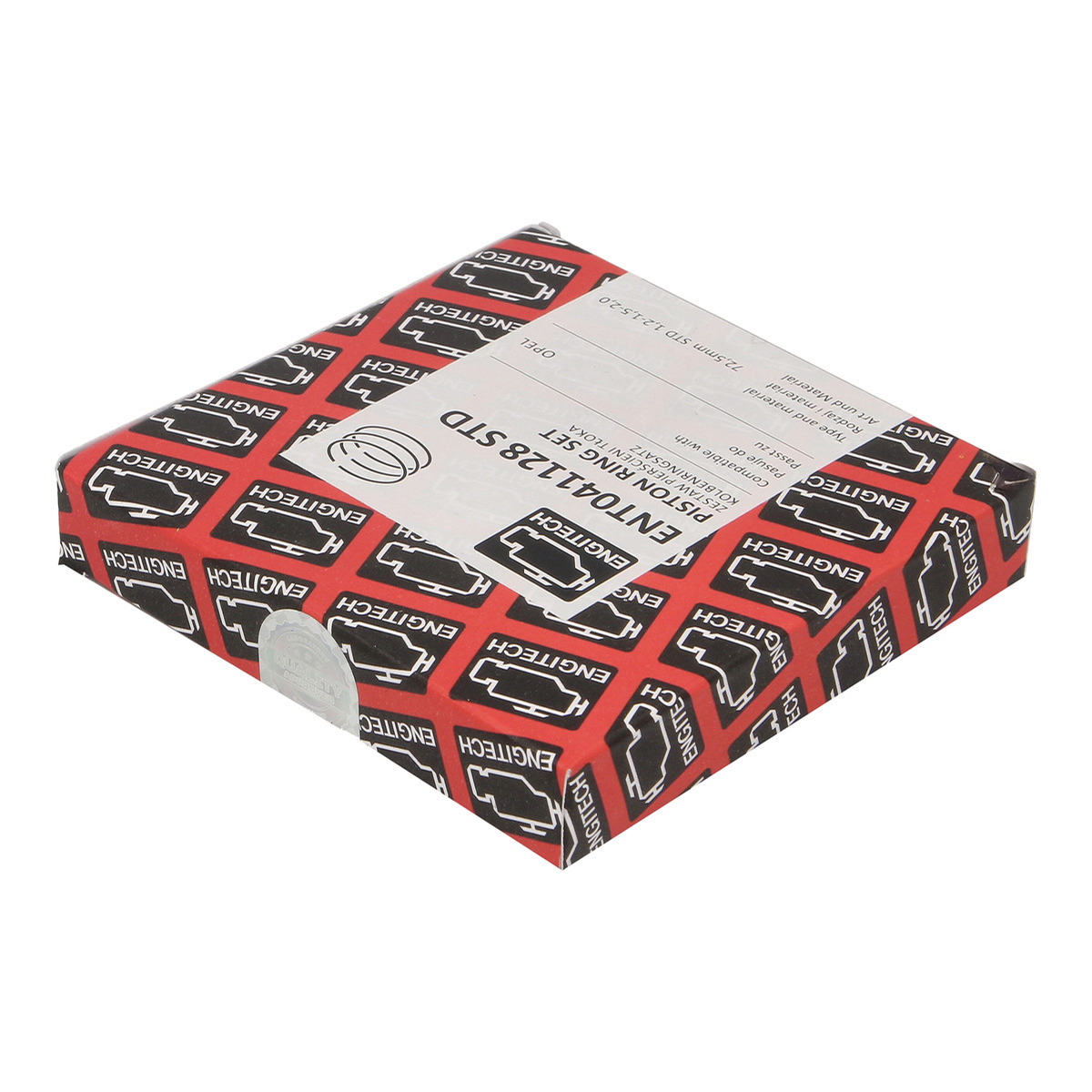 72,5 (STD) 1,2-5-2 Комплект поршньових кілець OPEL AGILA A, ASTRA G, CORSA B, CORSA C 1.0/1.2 11.96-12.09
