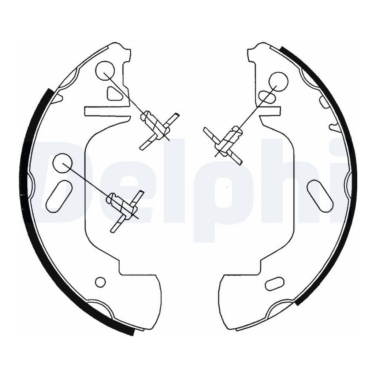 Гальмівна колодка FORD TRANSIT, TRANSIT TOURNEO, OPEL MOVANO A, RENAULT MASTER I, MASTER II, MASTER PRO 1.9D-3.0D 09.80-