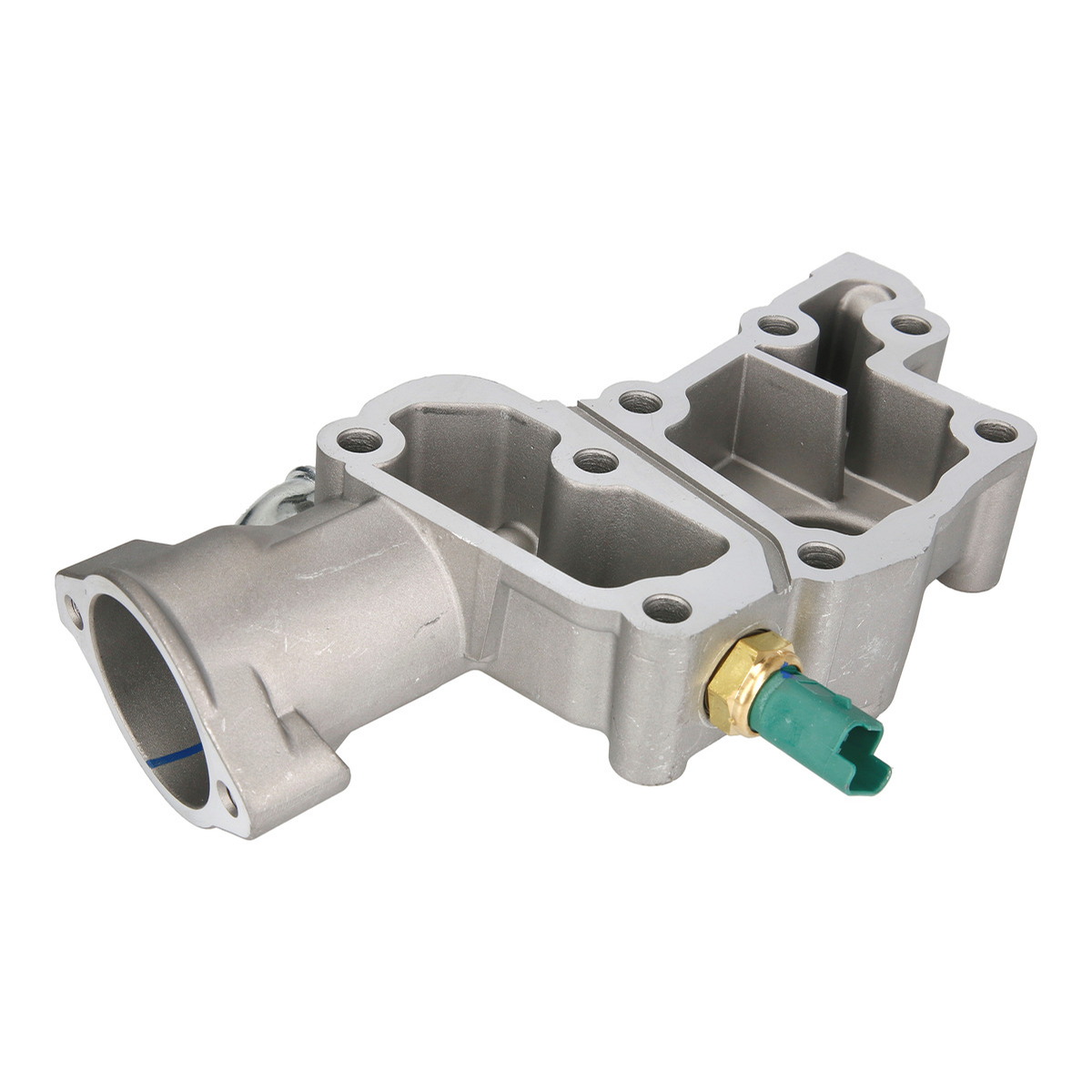 Корпус термостата CITROEN BERLINGO, C2, C3 I, C3 II, C3 PLURIEL, NEMO, XSARA, FIAT FIORINO, QUBO, PEUGEOT 1007, 206, 206+, 207, 306, 307, BIPPER, BIPPER TEPEE, PARTNER 1.1-1.6 06.94- фото 3