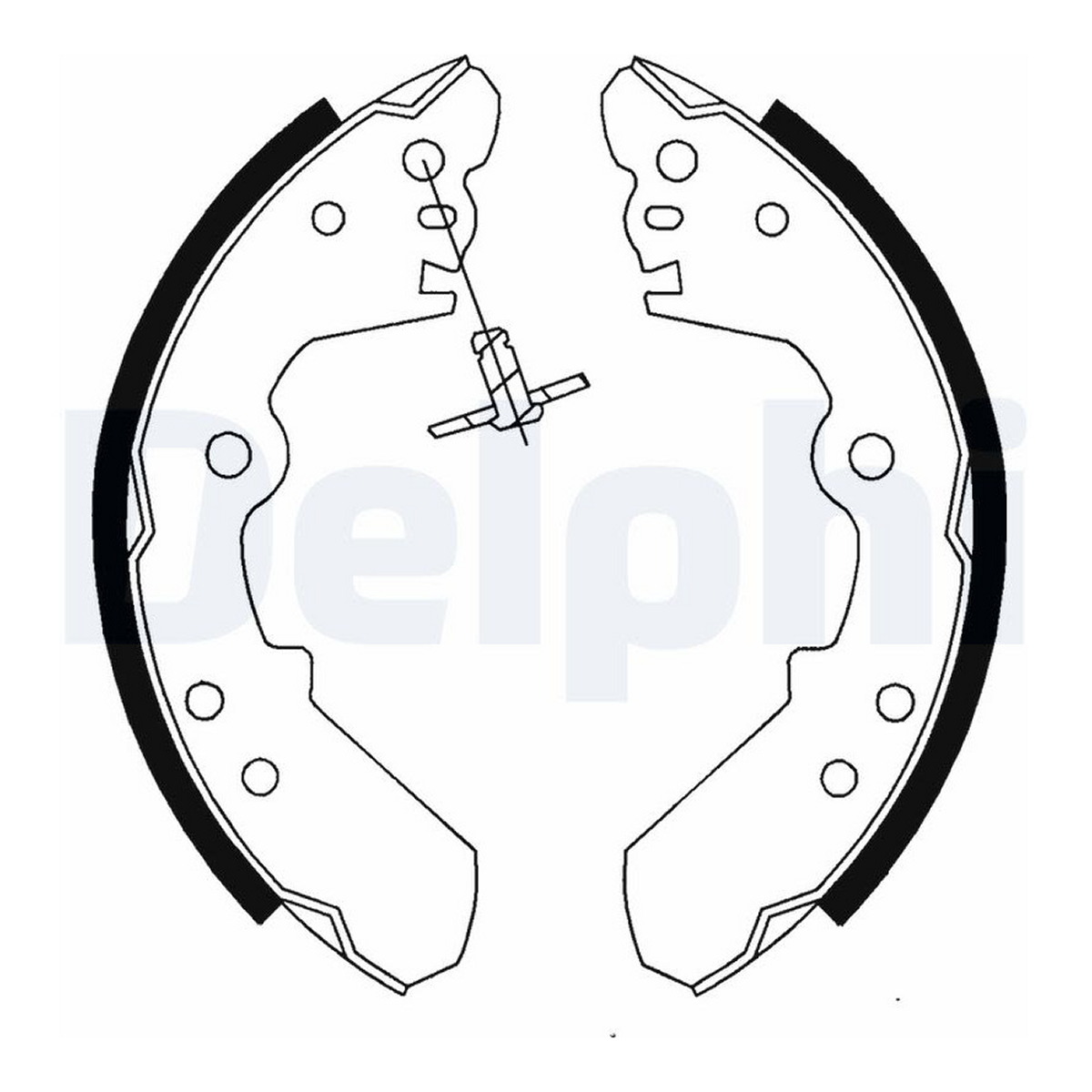 Гальмівна колодка ISUZU CAMPO, D-MAX I, KB, TROOPER I, OPEL FRONTERA A, FRONTERA A SPORT 1.9-2.8D 01.83-06.12