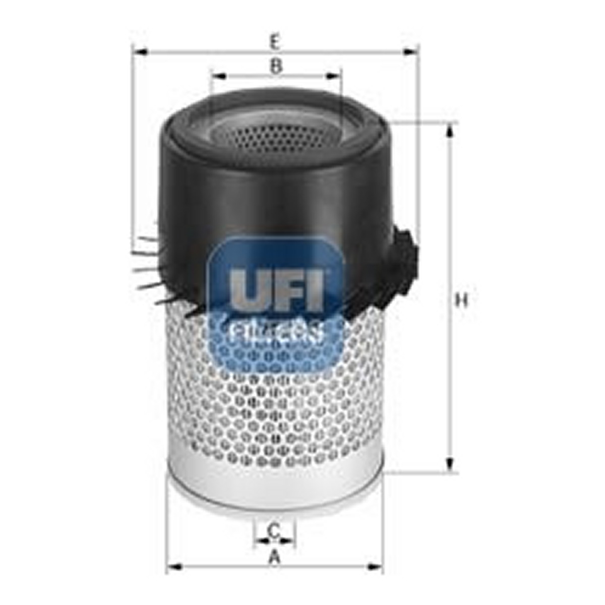 Фільтр повітряний 128x365x103x62,9 AEBI TT 95, TP 47, BOBCAT 825, CARRARO 3800 TIGRETRAC, 4300 SUPERTIGRE, 5500 SUPERTIGRE, 5500 TIGRONE, CASE IH 350 D, 450 B, DOOSAN 460, 460 PLUS