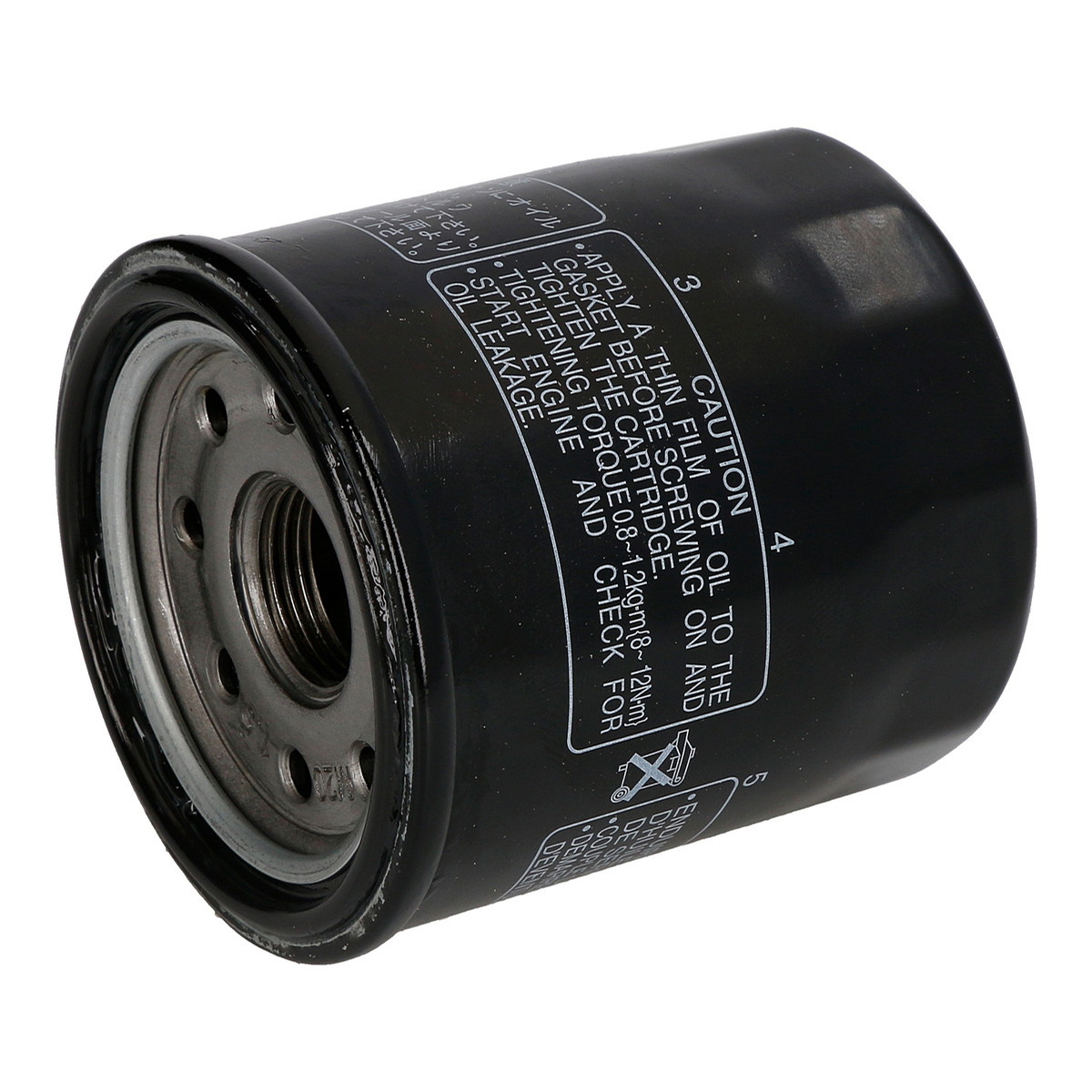 Масляний фільтр (ширина: 73 мм, зовнішній діаметр: 65 мм) HONDA CB, CB-1, CBF, CBR, GL, NES, NT, NTV, PC, RVF, ST, VF, VFR, VLX, VT, VTR, XL, XRV, KAWASAKI EN, ER, ER-6F, ER-6N 98-2000 1982-2022 фото 3