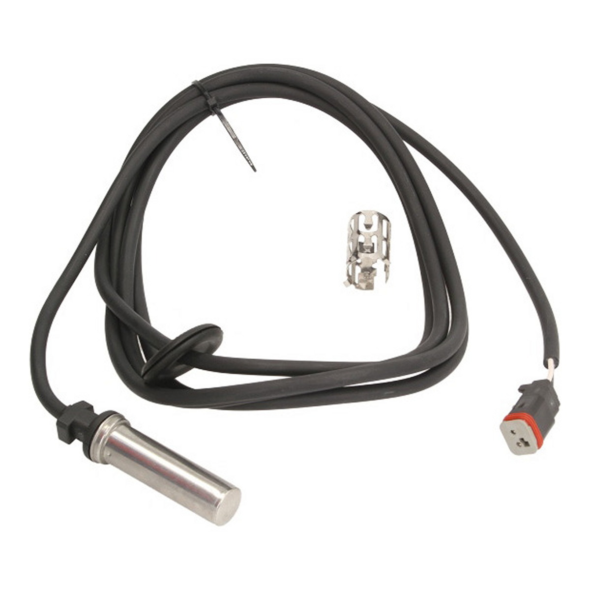 Датчик ABS задн лів (прямий, 2730мм, 2pin) VOLVO 7700, 8500, 8700, 9700, 9900, B12, B6, B7, B9, FE, FH, FH II, FH12, FH16, FH16 II, FL, FM, FM II, FM12, FM9, FMX, FMX II
